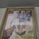 Rustic 11x14 Picture Frame, Reclaimed Barnwood Photo Frame with HD Tempered Glass, Distressed Family Art Gallery Corner, Horizontal and Vertical Wall Mounting Display with Hardware, Set of 1