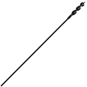 Flexible Installer Drill Bit 3/4 Inch x 36 Inch, Wire Pulling and Fishing, Auger Head Installer Drill Bit, Fish Bit for Pulling Wires in Walls Ceilings and Sidewalks, 1/4" 3-Flat Anti-Slip Shank