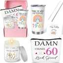 60th Birthday Gifts for Women, 60th Birhtday Gifts for Her, Women 60 Gifts, 60th Gift Baskets, Unique Funny 60th Birthday Ideas, 60 Years Old Gifts for Sister Friend Mom Wife Coworker Born in 1965