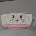 Allaugh Personalized Easter Basket for Toddler: Pink Cotton Woven Baby Easter Gift Basket - Empty Bunny Egg Baskets Large with Double Rope Handle For Girls Boys Kids