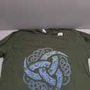 VIKING CELTIC KNOTWORK TRIPLE HORN OF ODIN T-Shirt, S