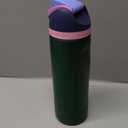 Owala FreeSip Insulated Stainless Steel Water Bottle with Straw for Sports and Travel, BPA-Free Sports Water Bottle, 24 oz, Blue/Green Forest Fairy