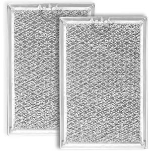 [2 Pack] OEM Microwave Filter Replacement 7.64" x 5.12" Fit for WB06X10309 WB06X10359, Microwave Vent Filter, Microwave Grease Filter, Filters Kitchen Oven Air Over the Range Vent Fan