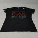 Vintage Koinonia Christian T-Shirt, Black, L