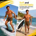 GINGTTO Mens Swim Trunks Swimwear Bathing Suits with Mesh Lining (XS)