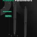 Shocks,SCITOO Rear Pair Gas Struts Shock Absorbers Fis 2005 2006 2007 2008 2009 2010 2011 2012 for Ford for F-250 Super Duty, 2005-2007 for Ford for F-350 Super Duty with 345070 34526 Struts Set of 2