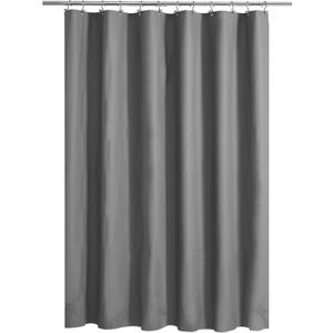 Barossa Design Gray Shower Curtain Liner - Premium PEVA Shower Liner for Bathroom, BPA & PVC Free, No Chemical Smell, Lightweight Standard Size Bath Curtain with 3 Magnets, Metal Grommets - Dark Gray (72"W x 72"L (Pack of 1), Grey)