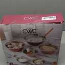 COOK WITH COLOR Stainless Steel Mixing Bowls Set - Nesting Bowls, 6 Pieces, Rose