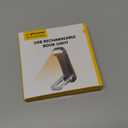 Glocusent USB Rechargeable Book Light, Portable Clip-on LED Reading Light, Reading Lights for Books in Bed with 3 Amber Colors & 5 Brightness Dimmable, Compact & Long Lasting, Perfect for Book Lovers (Dark Blue)