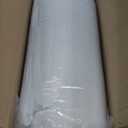 Amazon Basics Hypoallergenic Quilted Plush and Breathable Mattress Topper Pad, 18 Inches Deep, Queen, White