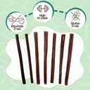 Nature Gnaws Super Skinny Bully Sticks for Small Dogs 5-6" (40 Count) - Long Lasting for Light Chewers and Puppies - Extra Thin Natural Beef Dog Chew Treats (EXP 04/01/28)