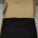 Xaatren 3 Pack Women's Maternity T-Shirts Turtleneck Long Sleeve Sweaters Side Ruched Slim Pregnancy Tee Ribbed Basic Tops (Medium, Army Green, Coffee, Black)