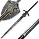The Big Sword from Artoria in the DS Game, Wolf Knight Sword, All Metal, 42.91 inches, Cosplay， Decoration, Collection, Gifts