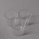 meekoo Flower Acrylic Vase Cylinders Round Decorative Clear Vase Break Resistant Acrylic Flower Cylinder for Centerpieces Floral Home Wedding Table Decoration(3 Pieces,4 in)