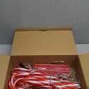 Solar Christmas Lights Outdoor Waterproof: 24-Pack Solar Candy Cane Christmas Decorations Outdoor Pathway Lights with Stakes 10 Modes, 144 LED Xmas Decorations for Yard Garden Holiday Decor