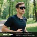 3 Pack Polarized Sunglasses for Men Women, Sports Mens Sunglasses with UV Protection for Baseball Cycling Running