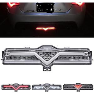 Red LED Brake & Rear Fog Light for 2013-2016 Scion FR-S, 2013-2020 Subar.u BRZ, 2013-2020 Toyoto 86 White LED Reversing & Backup Lights Clear Lens Reverse Lights to Match the Taillights