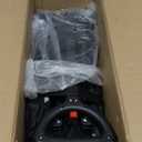 ROSONG Collapsible Wagon Cart with Wheels Foldable - Folding Utility Heavy Duty Wagons Carts for Grocery Sports Garden Shopping Camping Wheelbarrows (Black, 120L)