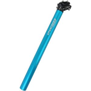 UPANBIKE Bike Seat Post Aluminum Alloy Length 400mm Diameter 27.2mm 30.9mm 31.6mm, Blue 