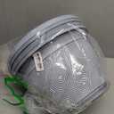 14 Inch Large Planter Pot for Plants Indoor Outdoor, 4 Pack Plastic Flower Pots with Drainage Hole & Tray, Modern Decorative Garden Pot with Saucer, Plant Container for House