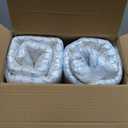 WOLKI King Size Pillows Set of 2 Shredded Memory Foam Pillows 2 Pack, Adjustable Firm Pillow for Side Sleepers, Back, Stomach, Hot Sleepers (20x36)