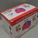 FLSEPAMB Balloon Pump, Electric Balloon Pump, Portable Dual Nozzle 110V 600W Electric Balloon Blower, Balloon Pump for Party Decorations with Tying Tool, Colored Ribbons (Blue)