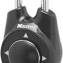 Master Lock 1500iD Set Your Own Directional Combination Padlock, Black