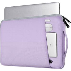 13 Inch Laptop Sleeve Case for 13-inch New MacBook Air M4 A3240 2025,13 13.6 Inch MacBook Air 13 M3/M2/M1 2020-2024, Computer Carrying Bag with Handle, Purple