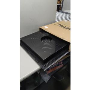 2'x2' Lay-In Return Grille with Egg Crate Filter Grid (1 Pack, Black)