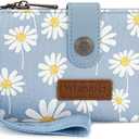Wrangler Womens Wallet Small Rfid Blocking Wristlet Wallets Cute Bifold Ladies Wallet with Zipper Pocket