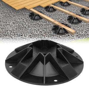 12 Pack Foundation Deck Blocks, Deck Post Foundation Accommodates 3.5 x 3.5 Inch Wood Posts and 1.5 Inch Wide Beams, Deck Blocks for Decks, Sheds, Floating Docks