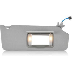 Sun Visor Passenger Right Side Compatible with Honda Pilot 2017 2018 2019 2020 2021 Honda Ridgeline 2018-2020 Sunshade Number 83230-TG7-A12ZB Color: Gray