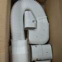 3'' 10 Ft Mini Split Line Set Cover, Decorative PVC Pipe Cover, Outside Line Set Cover Kit for Mini Split Air Conditioner, Heat Pump and Central AC