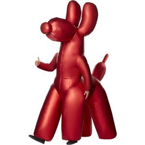 Spirit Halloween Red Balloon Animal Kids Inflatable Costume | Fan Operated Outfit | Funny Blow Up (One Size Fits Most)