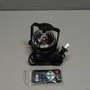 Litake UV Black Lights for Glow Party, 6W LED Disco Ball Strobe Lights for Dark Party Supplies, Sound Activated with Remote Control, Dj Light for Halloween Xmas Birthday Party Home Decorations, 1 Pack