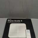 Wyze Smart Scale X - Digital Bathroom Scale for Body Weight, BMI, Body Fat, Muscle Mass, Heart Rate Monitor | ITO Glass & LED Backlight | Batteries Included, 400 lbs (White)