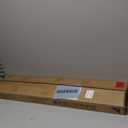 GRLEAF 35" Adjustable Height Narrow Console Table with Power Outlets, Long Sofa Table with Charging Station Behind Couch Table Skinny Entryway Table for Living Room, Hallway and Office  Rustic Brown