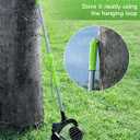 Nut Gatherer for Walnuts with 1.8-Gallon Capacity, No-Bend Emptying DesignAcorn Picker Upper Roller Suitable for 1.2"-3.6" Walnuts,Chestnuts, Fallen Apples & Tennis Balls(No Small Acorns) (Green)