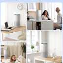 Afloia Air Purifiers for Home Bedroom Large Room Up to 1076 Ft, 3-Stage Filter Cleaner Odor Eliminator, Remove Pets Dust Dander Hair Allergy Mold Pollen Smoke Smell, Quiet 22 dB, 7 Colors Night Light