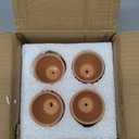 32pcs Small Mini 2" Terracotta Pot Clay Ceramic Pottery Planter, Cactus Flower Nursery Terra Cotta Pots, with Drainage Hole, for Indoor/Outdoor Succulent Plants, Crafts, Wedding Favor
