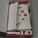 Mahjong Block Set, 65 pcs Vita Mahjong Game Set with Handbag, Portable Travel Mahjong Set for Spring Picnic, Party Gift, Seaside Game & Beach Block Games (Halloween Witch Theme)