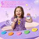 YLL Karaoke Machine for Kids, Portable Mini Speaker with 2 Wireless Microphones, Kids Toy Gifts for Girls Ages 3, 4, 5, 6, 7, 8, 9, 10+ Years Old, 4-12th Birthday Singing Home Family Party