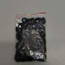 MECCANIXITY 100Pcs 13 x 18 mm Teardrop Rhinestones Acrylic Pointed Back Rhinestone Beads Gems for Jewelry Making Costume Crystal Embellishments Crafts,Black