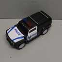 AtomDream Tech Police Car Toy with LED Lights & Siren Sounds, Friction Powered Police Truck for Boys & Girls Ages 38, Toddler Pretend Play Rescue Vehicle, Christmas & Birthday Gift(002)