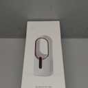 Desk Fan Bladeless, 11.8 Inch Office Fan Small, Quiet, 3 Speed Adjustment, Touch Control, Easy to Clean, Desk Fans Small Quiet, Ideal for Office, Living Room, Bedroom (White/Gold)