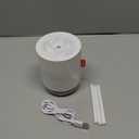 Portable Mini Humidifier, 500ml Small Cool Mist Humidifier, USB Personal Desktop Humidifiers for Baby Bedroom Travel Office Home, Auto Shut-Off, 2 Mist Modes, Super Quiet, White