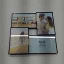 Snap® 4 Opening 4x6 Front Load Collage Photo Frame - Black