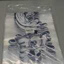50 Pack Ice Bags 8 lb, Heavy-Duty Ice Bags with Drawstring(2 Mils Thickness)