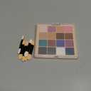 Nail Pigment Powder Palette Set, 16 Colors Ombre Nail Powder Palette with 100pcs Sponges & Tweezers French Aura Nails Ombre Nail Brush Nail Long-lasting Manicure Art DIY Accessories (Color12)