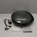 Elite Gourmet EMG-980B Smokeless Electric Tabletop Grill Nonstick, 6-Serving, Dishwasher Safe Removable Grilling Plate, Grill Indoor, Tempered Glass Lid, Adjustable Temperature, 14" Black